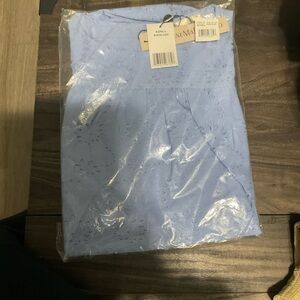 Catherine Malandrino Light Blue Casual Button Down Shirt